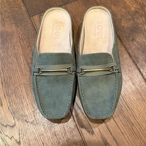 SOUL Naturalizer Women's Green Slip-on Loafers, 8W